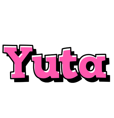 Yuta girlish logo