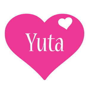 Yuta love-heart logo