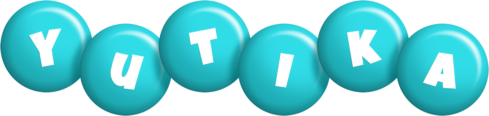 Yutika candy-azur logo