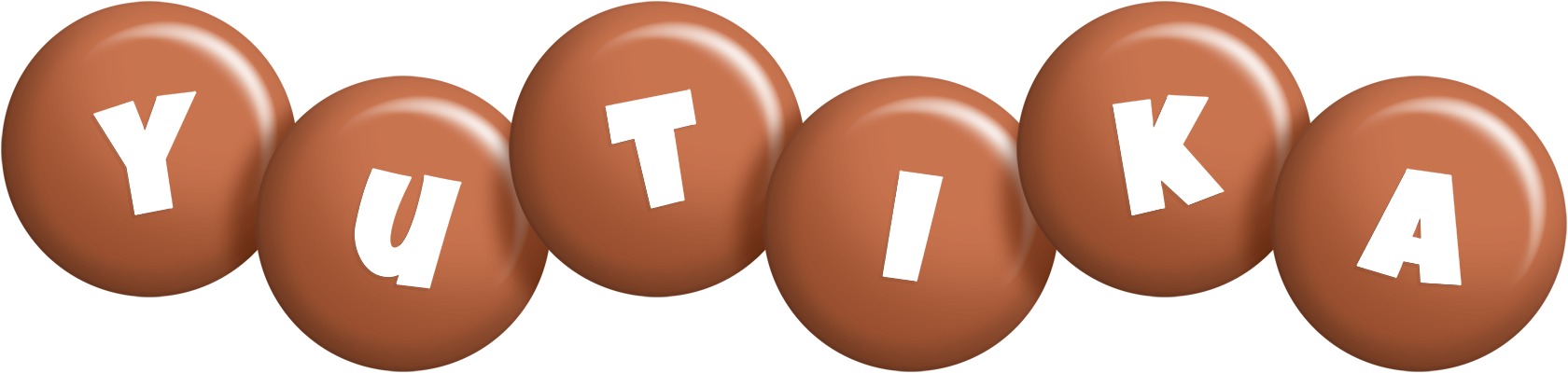 Yutika candy-brown logo