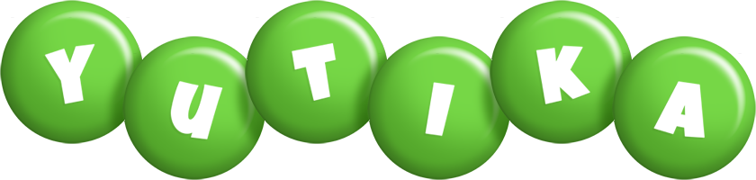 Yutika candy-green logo