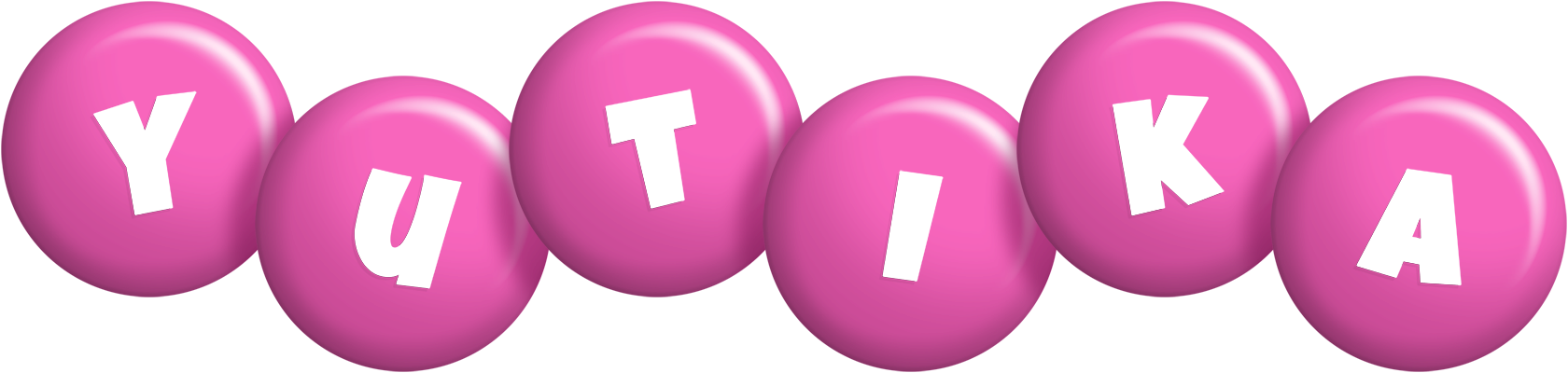 Yutika candy-pink logo