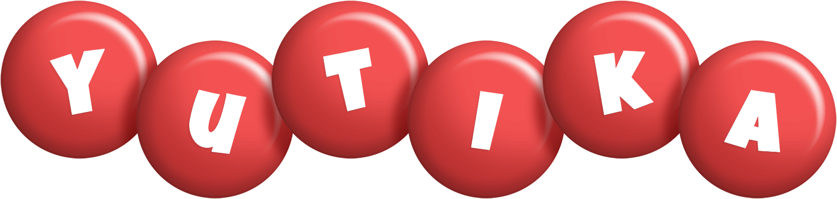 Yutika candy-red logo
