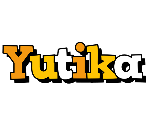 Yutika cartoon logo