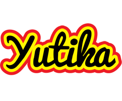 Yutika flaming logo