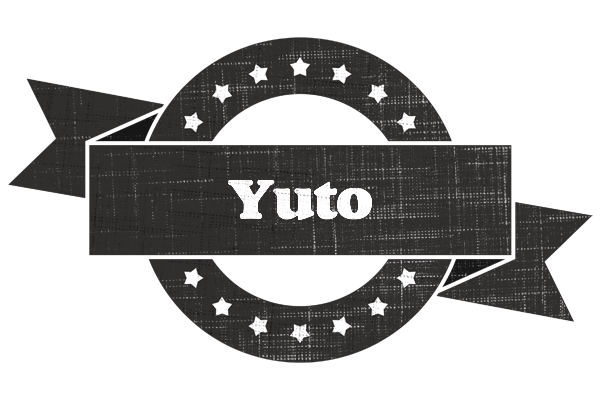 Yuto grunge logo