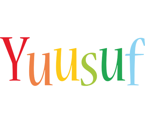 Yuusuf birthday logo