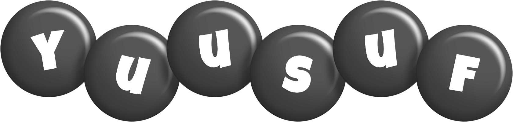 Yuusuf candy-black logo