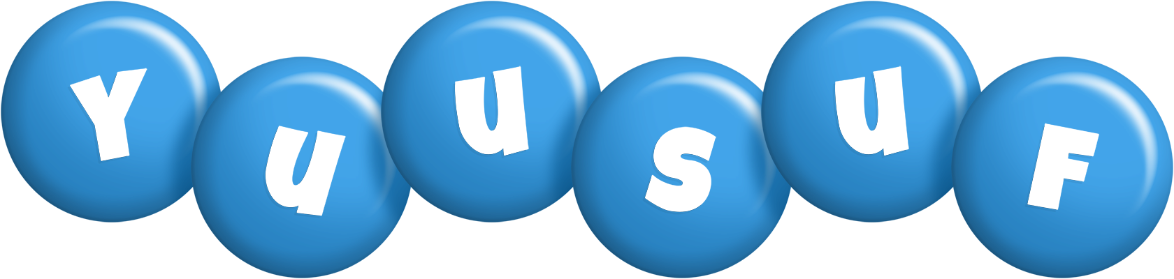 Yuusuf candy-blue logo