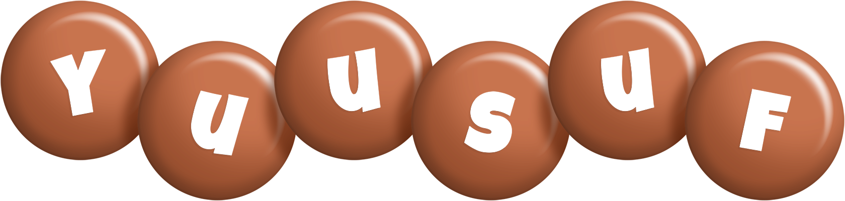 Yuusuf candy-brown logo
