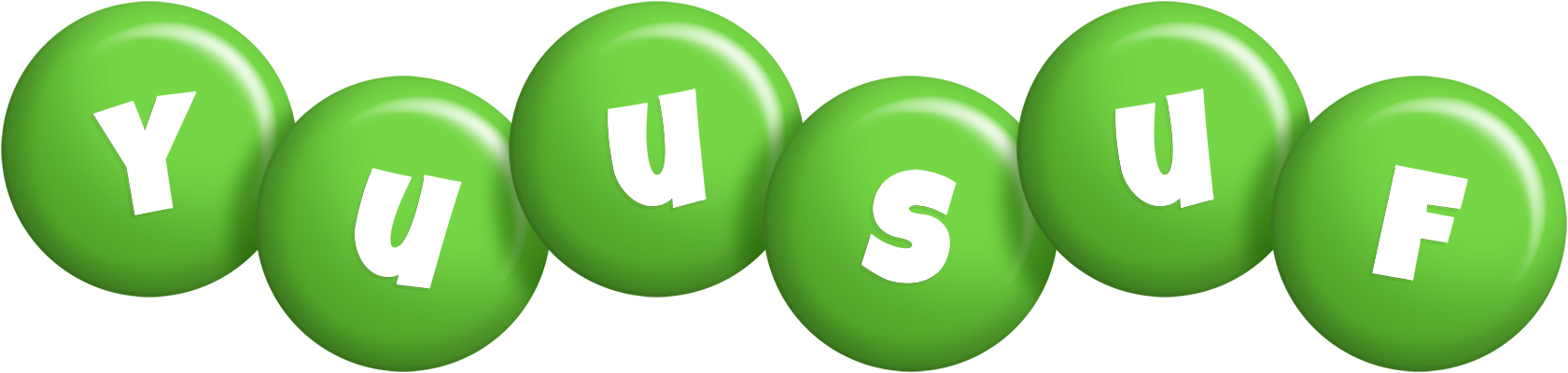 Yuusuf candy-green logo