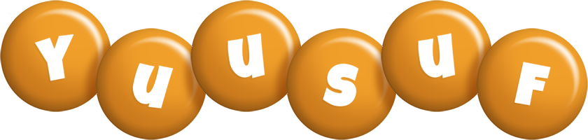 Yuusuf candy-orange logo