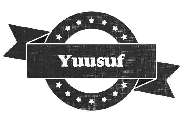 Yuusuf grunge logo