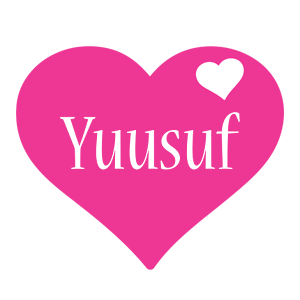 Yuusuf love-heart logo