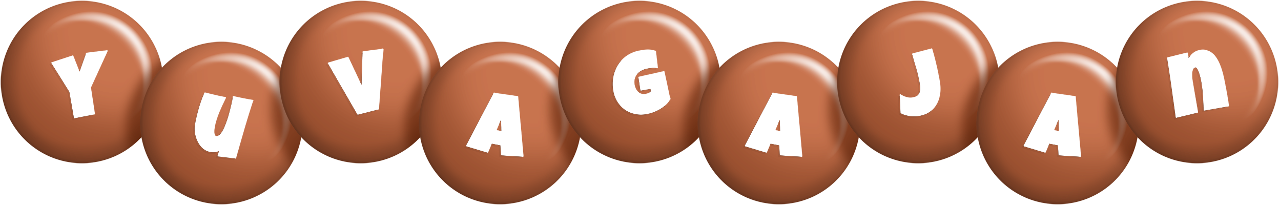 Yuvagajan candy-brown logo