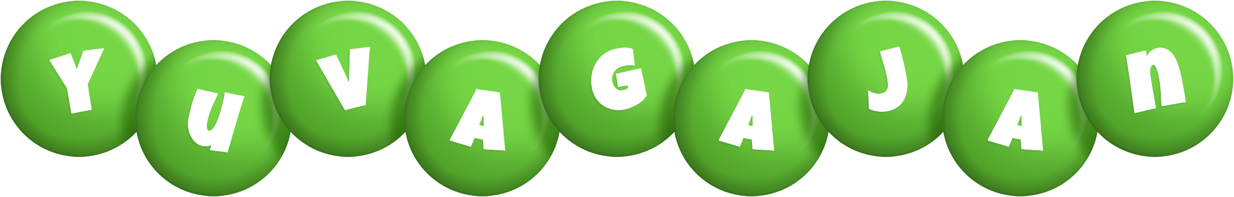 Yuvagajan candy-green logo