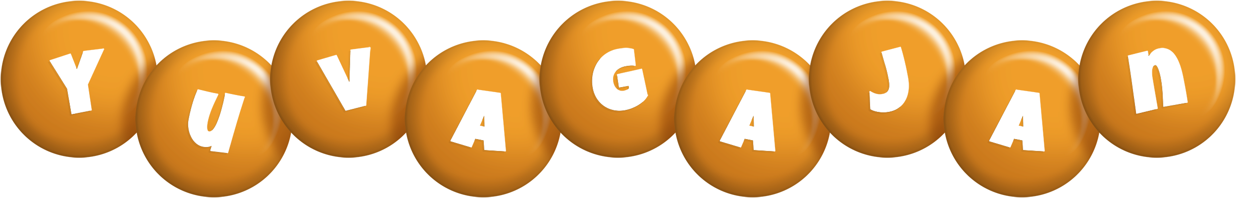 Yuvagajan candy-orange logo
