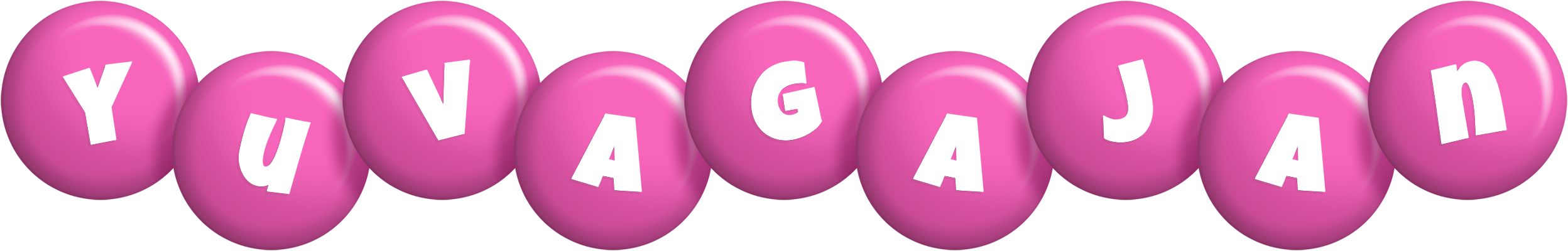 Yuvagajan candy-pink logo