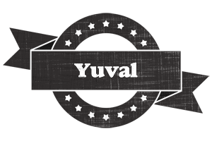Yuval grunge logo