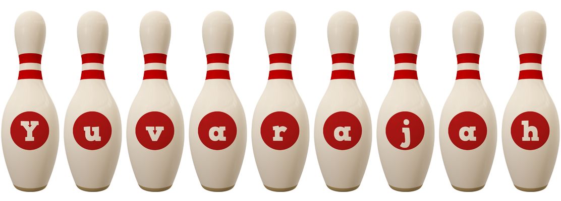 Yuvarajah bowling-pin logo