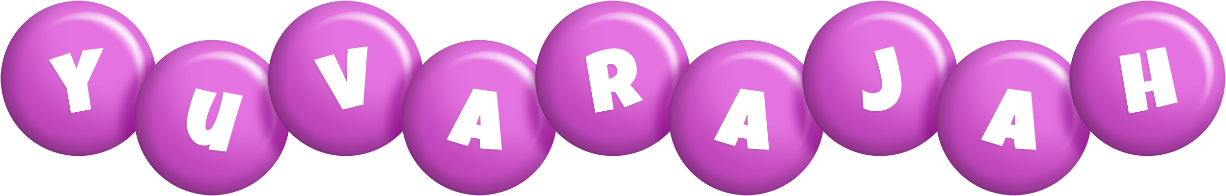 Yuvarajah candy-purple logo