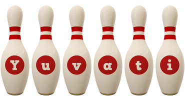 Yuvati bowling-pin logo