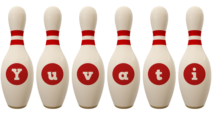 Yuvati bowling-pin logo