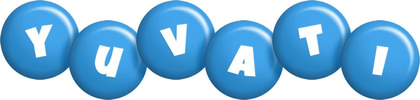 Yuvati candy-blue logo