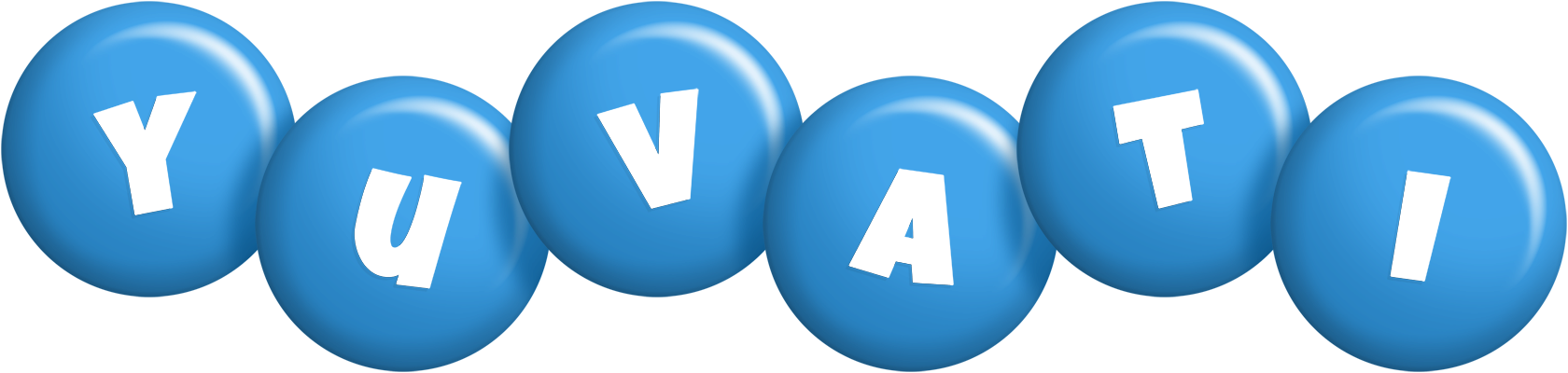 Yuvati candy-blue logo