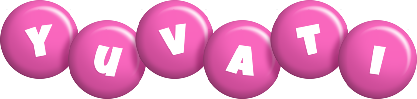 Yuvati candy-pink logo