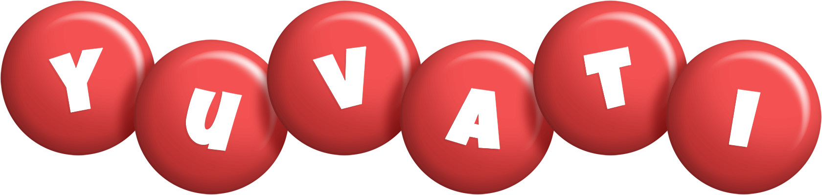 Yuvati candy-red logo