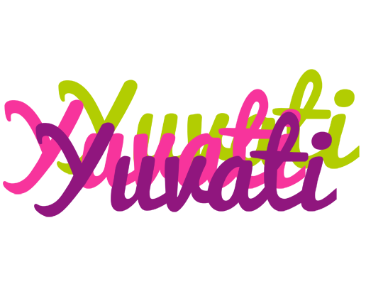 Yuvati flowers logo