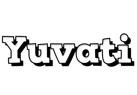 Yuvati snowing logo