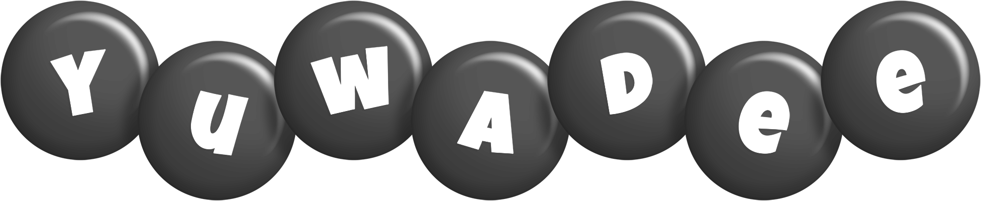 Yuwadee candy-black logo