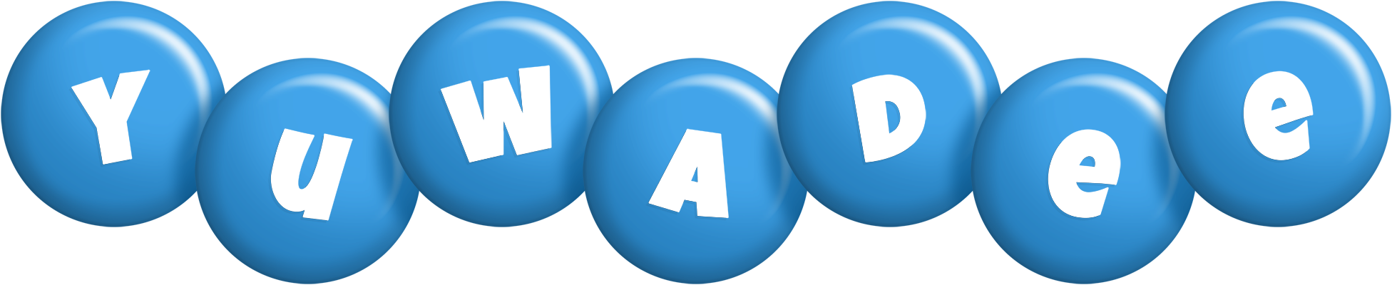 Yuwadee candy-blue logo