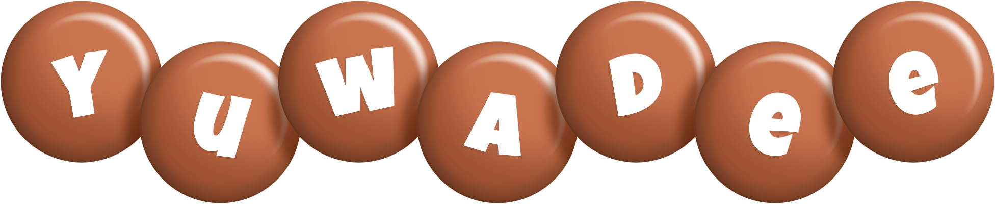 Yuwadee candy-brown logo