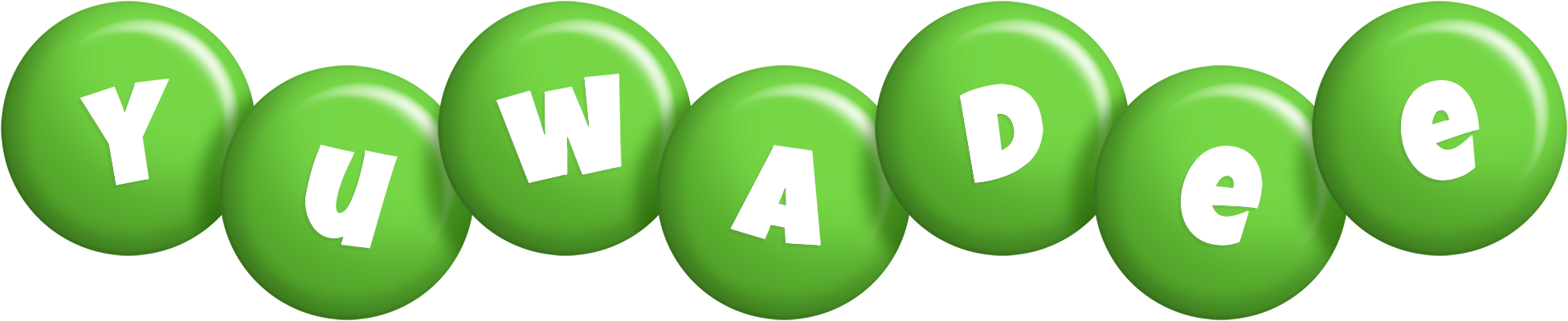 Yuwadee candy-green logo