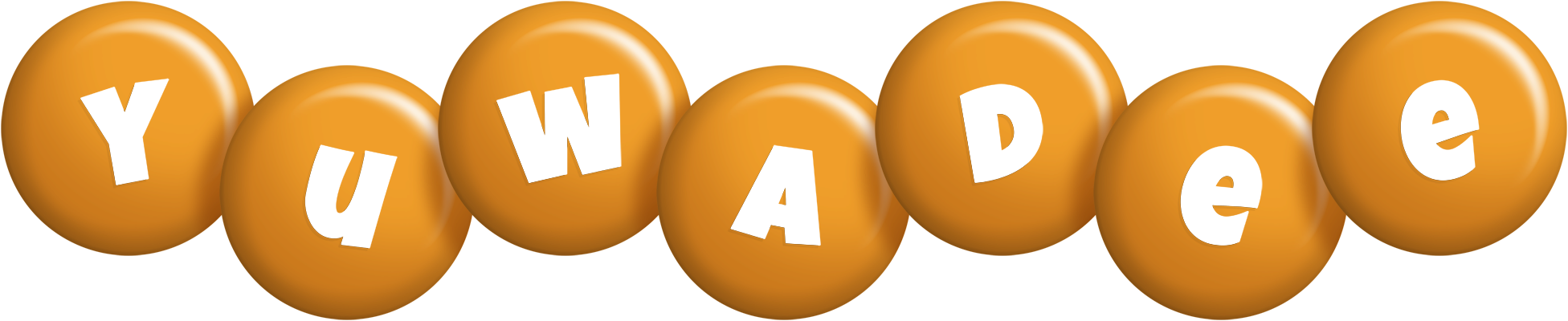 Yuwadee candy-orange logo