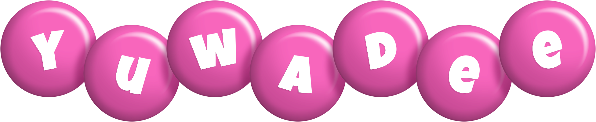 Yuwadee candy-pink logo