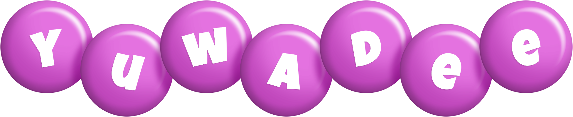 Yuwadee candy-purple logo
