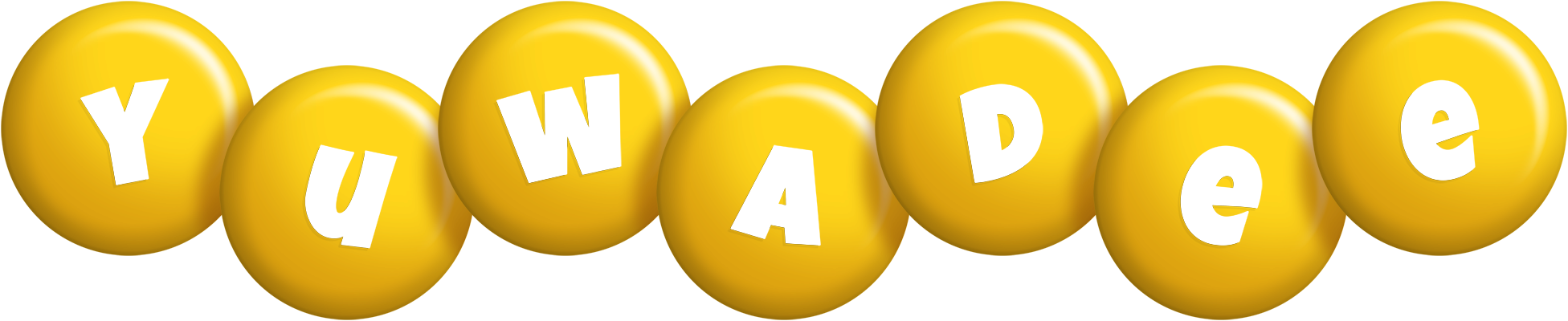Yuwadee candy-yellow logo