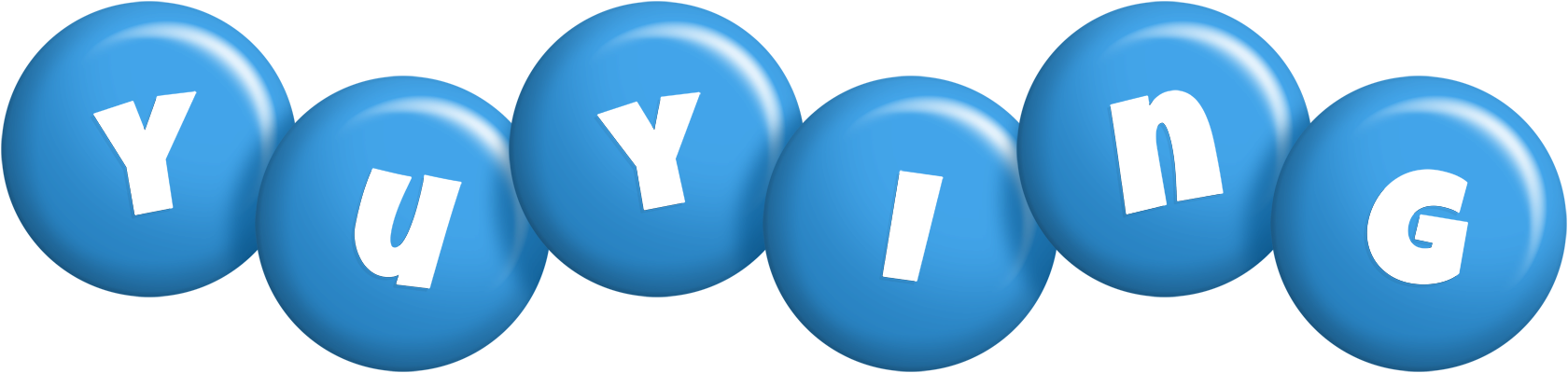 Yuying candy-blue logo