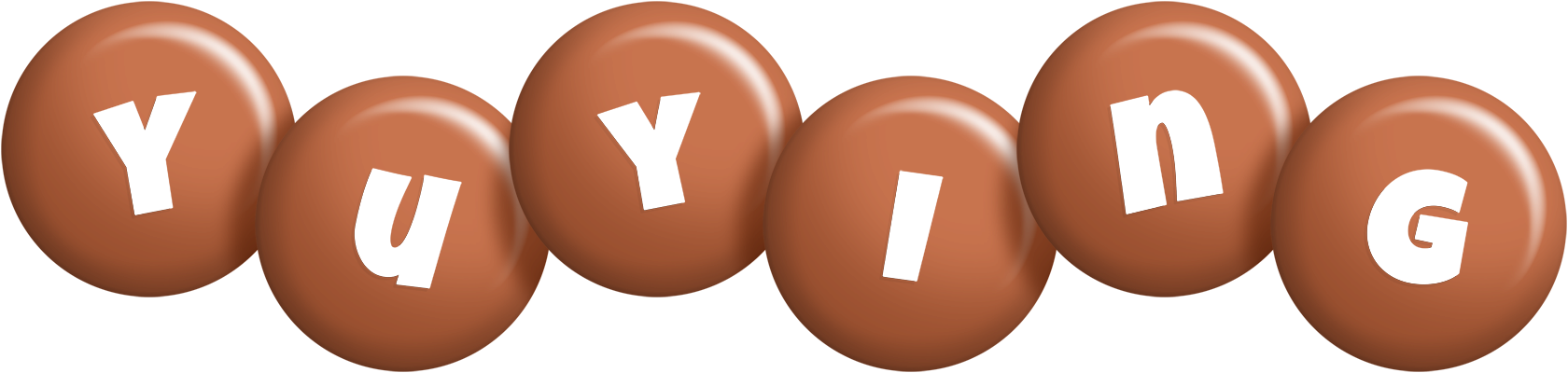 Yuying candy-brown logo