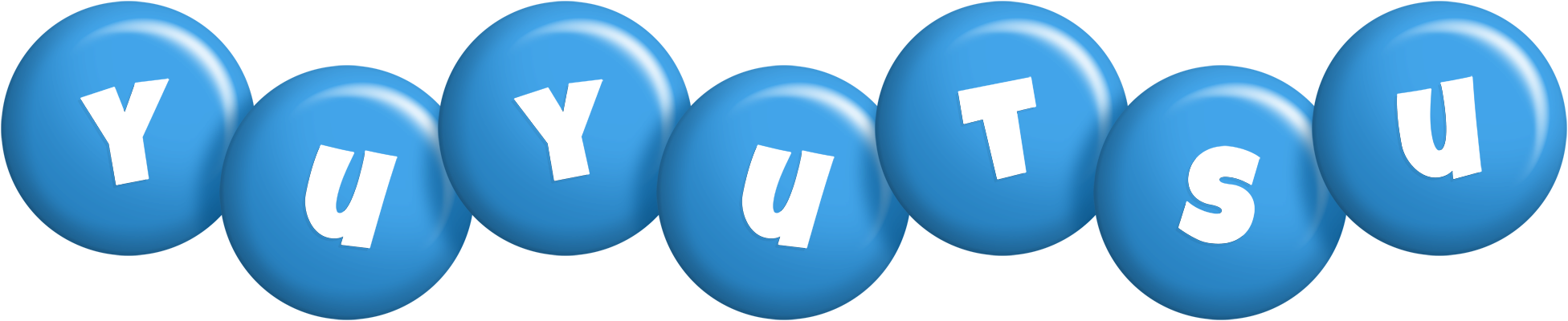 Yuyutsu candy-blue logo