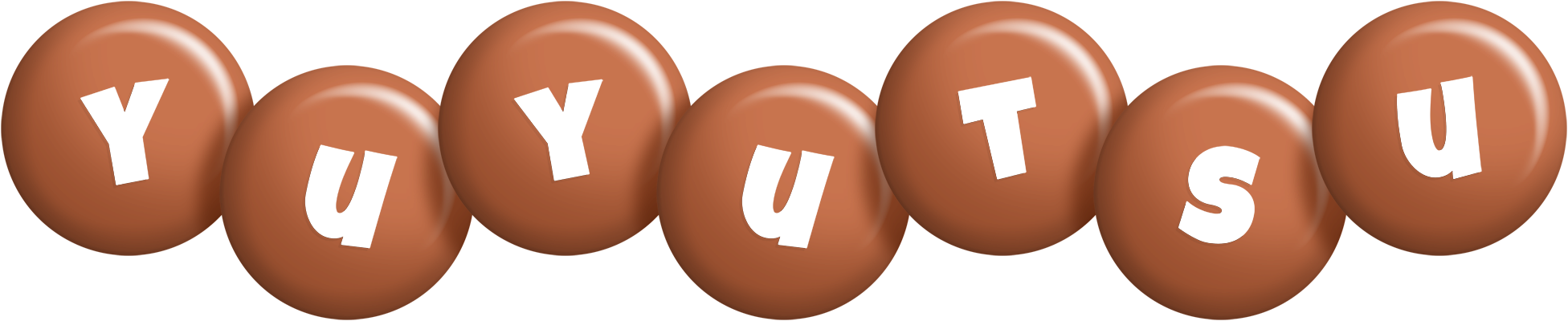 Yuyutsu candy-brown logo
