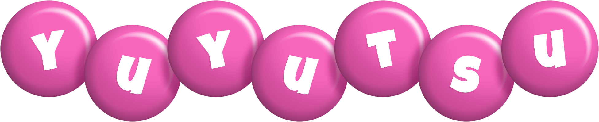 Yuyutsu candy-pink logo