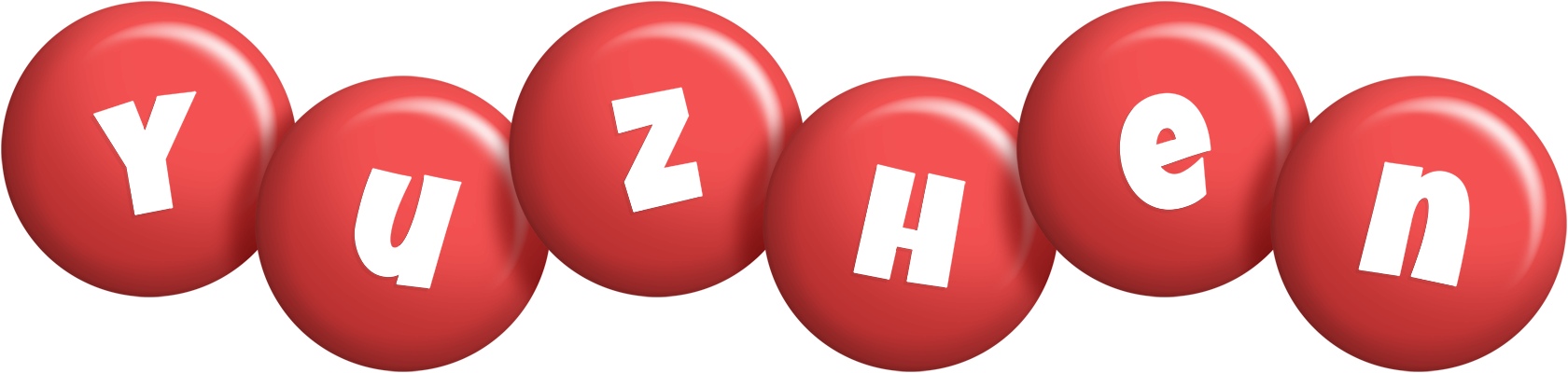 Yuzhen candy-red logo