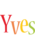 Yves birthday logo