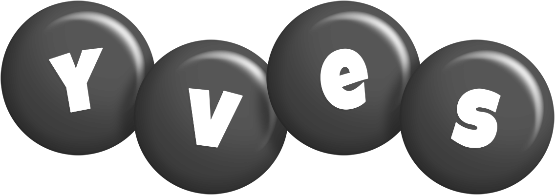 Yves candy-black logo