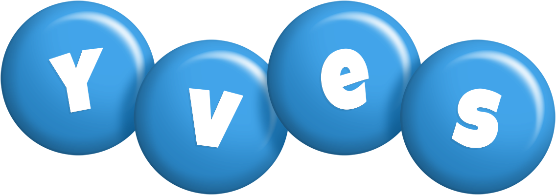 Yves candy-blue logo